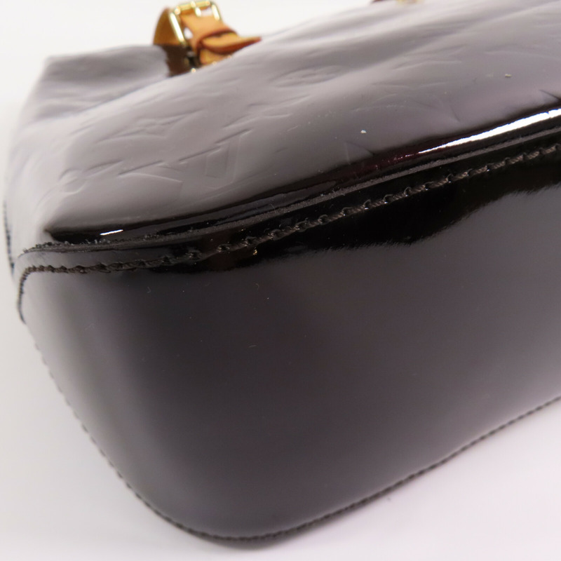 LOUIS VUITTON Monogram Vernis Brentwood金扣肩背袋-7