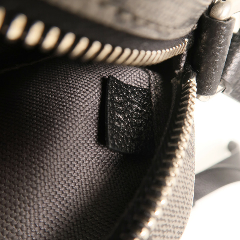 GUCCI 塗層帆布Shoulder Bag銀扣肩背袋-6
