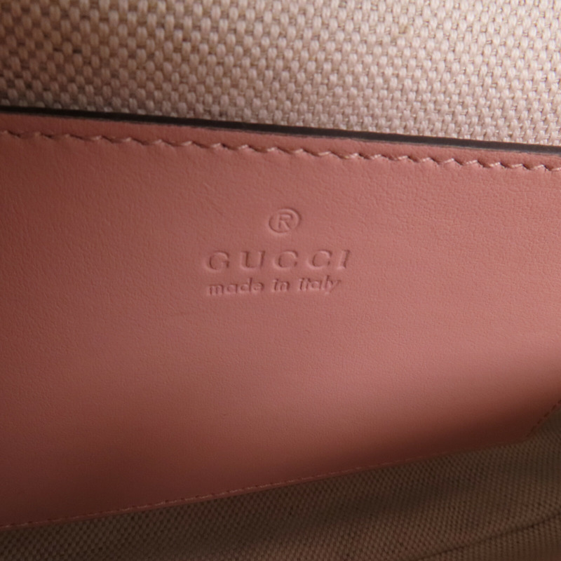 GUCCI 羊皮皮革GG Matelasse金扣鏈帶肩背袋-13