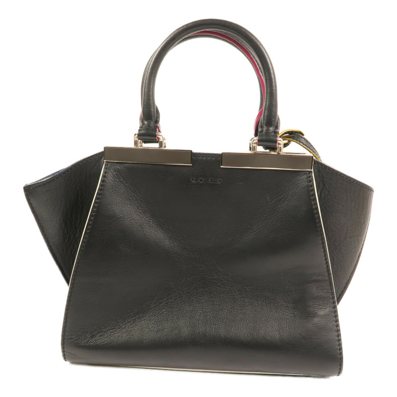 FENDI 牛皮皮革3 Jours銀扣手挽肩背兩用袋-1