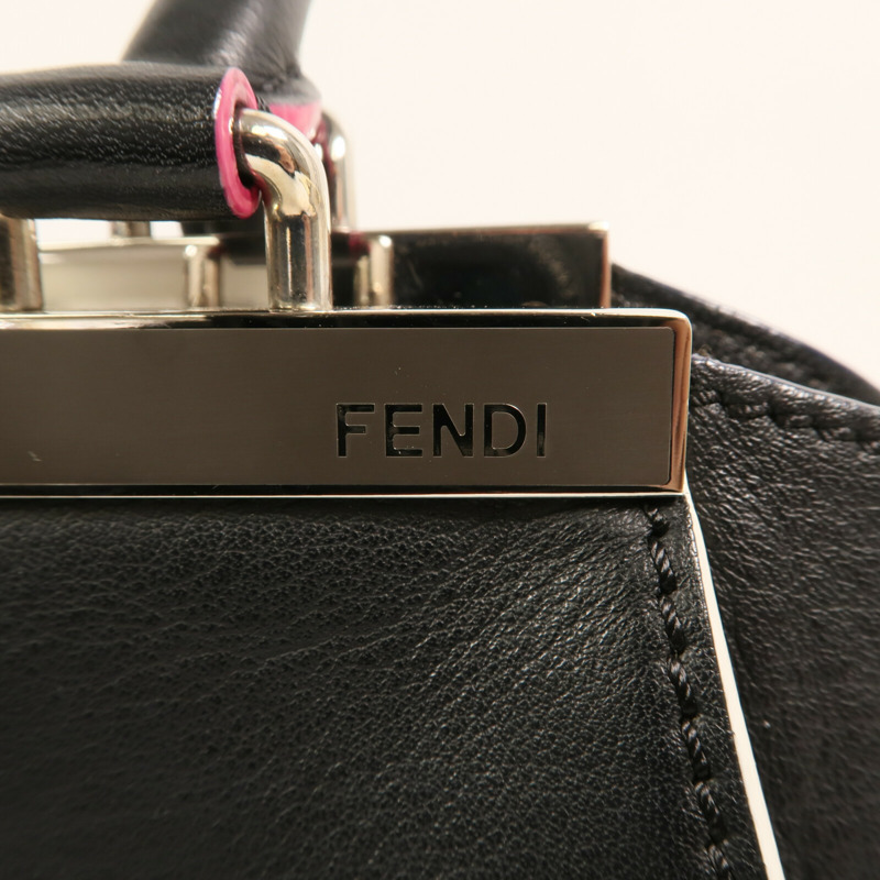 FENDI 牛皮皮革3 Jours銀扣手挽肩背兩用袋-8