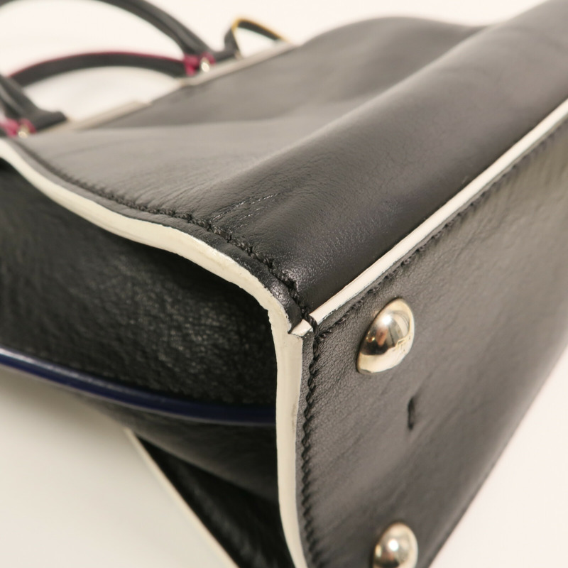 FENDI 牛皮皮革3 Jours銀扣手挽肩背兩用袋-15