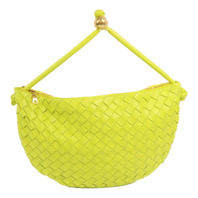 BOTTEGA VENETA 牛皮皮革Shoulder Bag金扣肩背袋-0