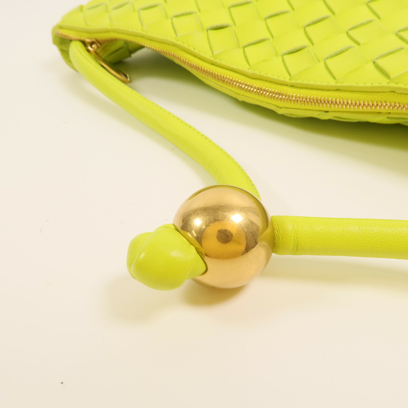 BOTTEGA VENETA 牛皮皮革Shoulder Bag金扣肩背袋-7