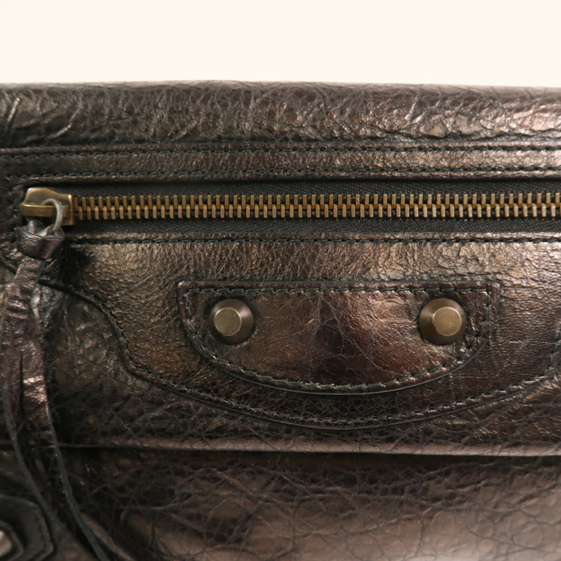 BALENCIAGA 牛皮皮革Clutch Envelope金扣手拿包-13