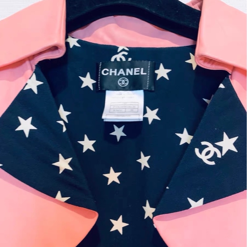 Chanel羊皮短外套38碼-2