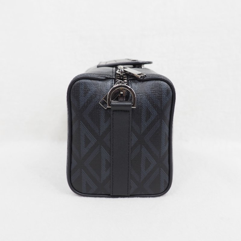 Dior CD Lingot 22 Diamond bag 迪奧男裝黑色鑽石斜背包-9