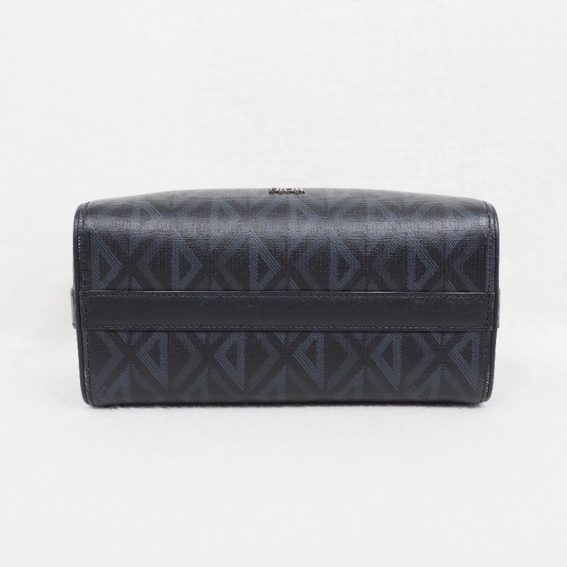 Dior CD Lingot 22 Diamond bag 迪奧男裝黑色鑽石斜背包-11