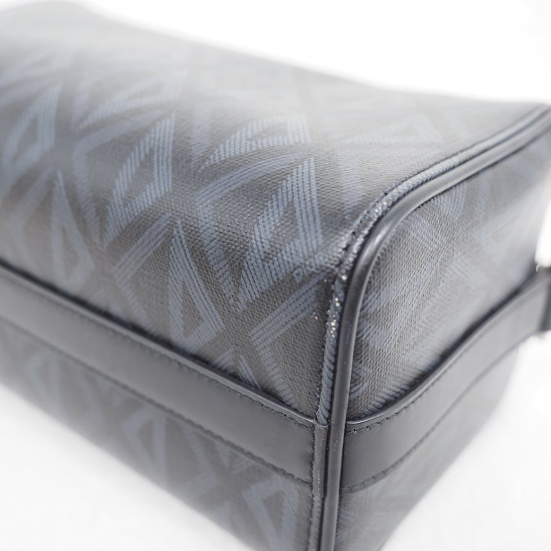 Dior CD Lingot 22 Diamond bag 迪奧男裝黑色鑽石斜背包-15