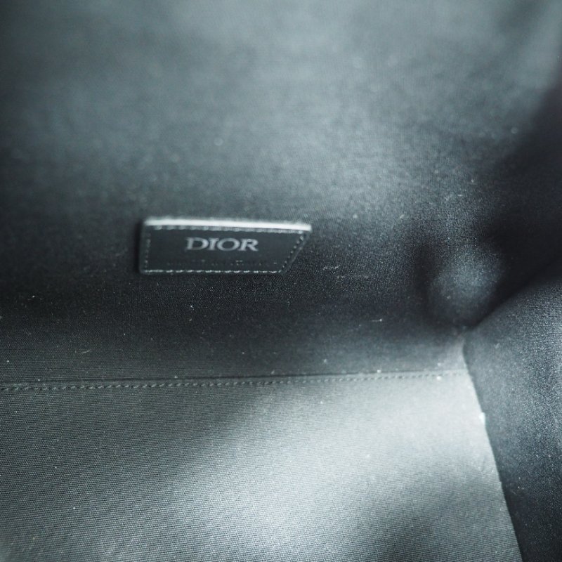 Dior CD Lingot 22 Diamond bag 迪奧男裝黑色鑽石斜背包-19