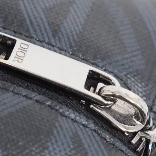 Dior CD Lingot 22 Diamond bag 迪奧男裝黑色鑽石斜背包-24