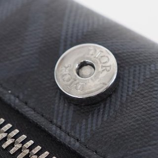 Dior CD Lingot 22 Diamond bag 迪奧男裝黑色鑽石斜背包-25