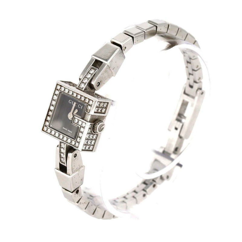 Gucci 102 YA102511 不鏽鋼石英錶-1