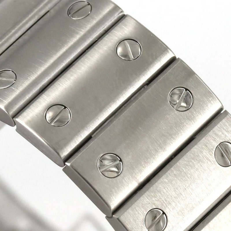 卡地亞 Santos Galbe LM W20060D6 不鏽鋼石英錶-3