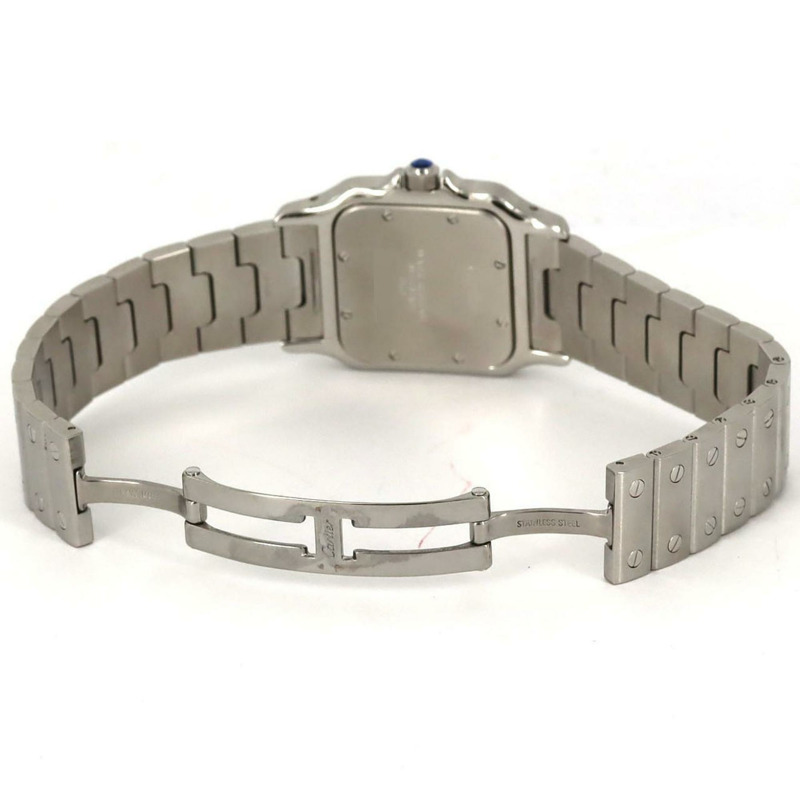 卡地亞 Santos Galbe LM W20060D6 不鏽鋼石英錶-6