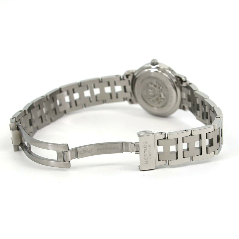 愛馬仕 Clipper CL4.210 不鏽鋼石英錶-5