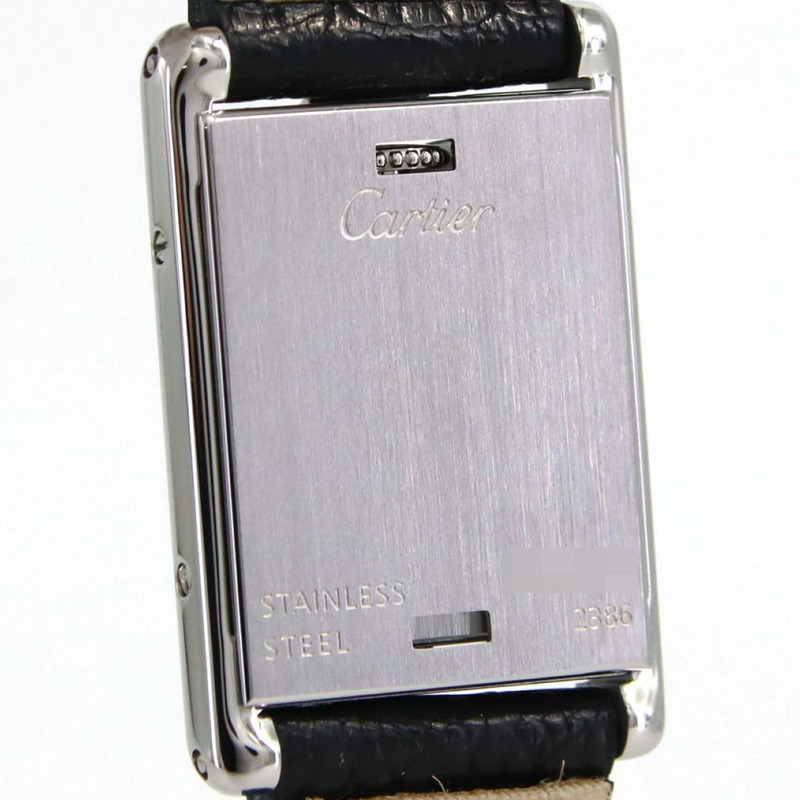 卡地亞 Tank Basculante SM W1011158 不鏽鋼石英錶-5