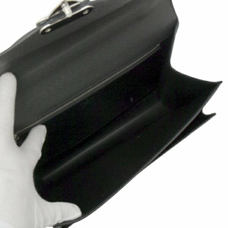 路易威登 男士 Monceau Taiga Ardoise 黑色包 (M32002)-3