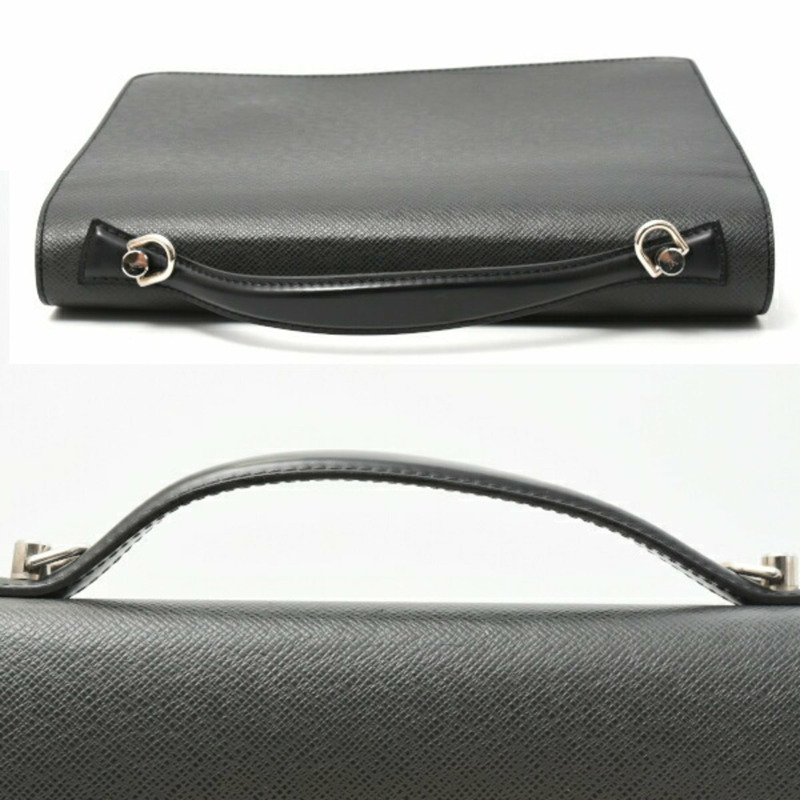 路易威登 男士 Monceau Taiga Ardoise 黑色包 (M32002)-6