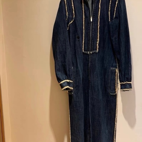 Dior牛仔連體褲38碼