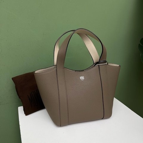 moynat莫奈灰色菜籃子