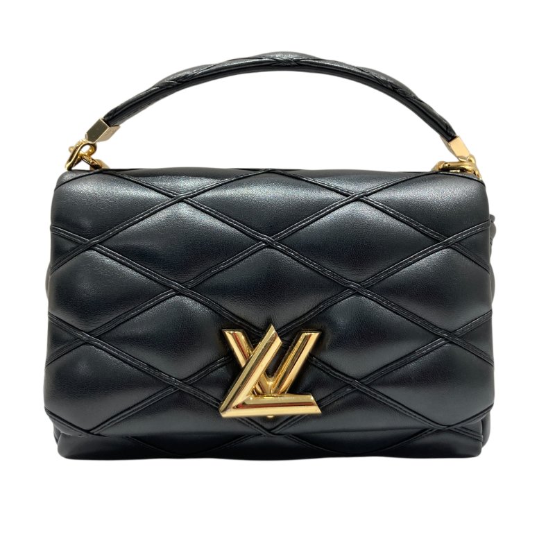 LOUIS VUITTON 路易威登 GO-14 MM M22891 單肩包/兩用手提包 皮革 黑色-1