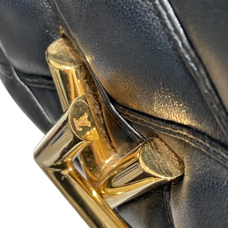 LOUIS VUITTON 路易威登 GO-14 MM M22891 單肩包/兩用手提包 皮革 黑色-16