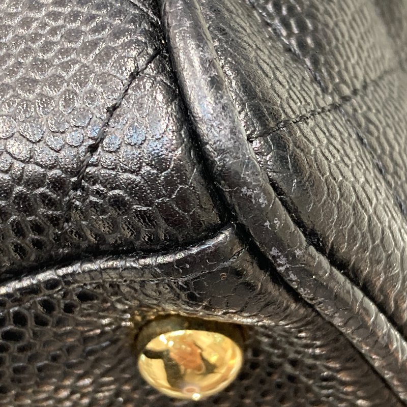 CHANEL 香奈兒 A20997 MATELASSE 牛皮 保齡球 手提包 黑色-11