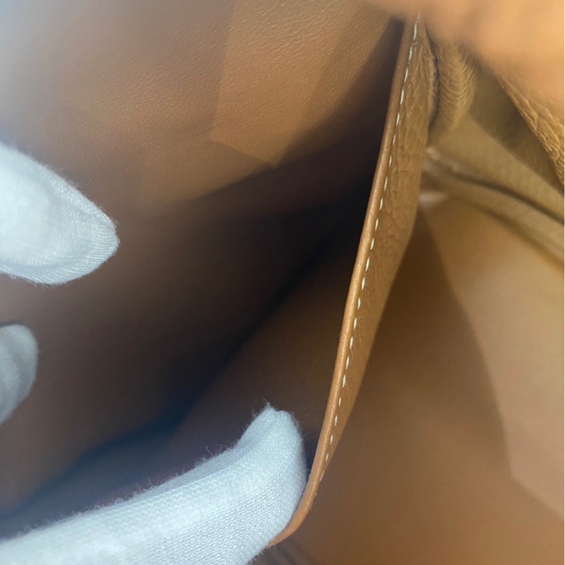 愛馬仕 Hermes Lindy 30 金棕 銀扣-20