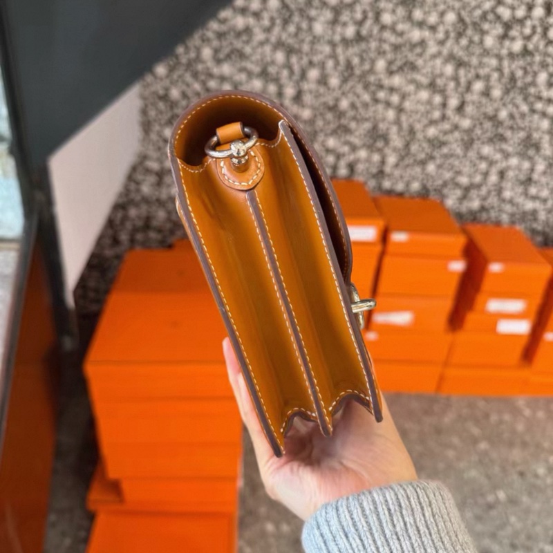 愛馬仕 roulis19 傳承馬鞍皮 銀扣A刻-1