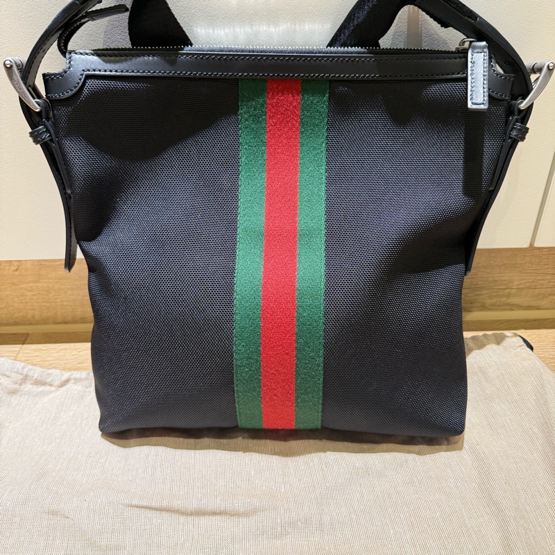 Gucci 斜背包可調整背帶男女適用-1