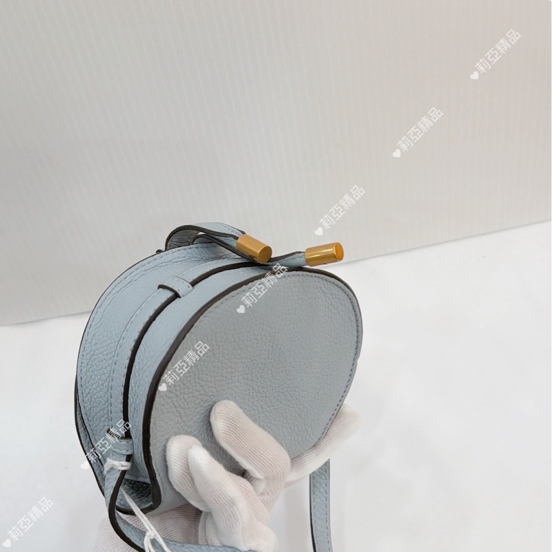 莉亞精品♡ Chloe mini鈴鼓包 寶寶藍 二手-12