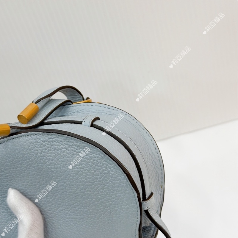 莉亞精品♡ Chloe mini鈴鼓包 寶寶藍 二手-13