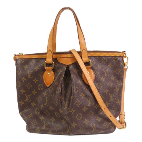 LOUIS VUITTON Monogram Palermo PM金扣手挽肩背兩用袋