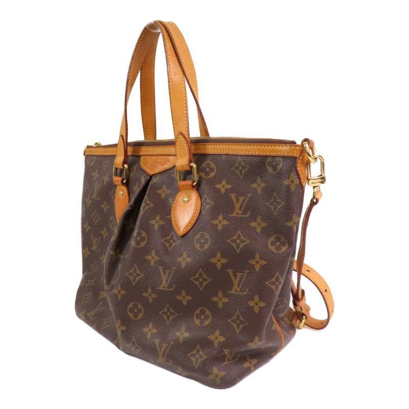 LOUIS VUITTON Monogram Palermo PM金扣手挽肩背兩用袋-2