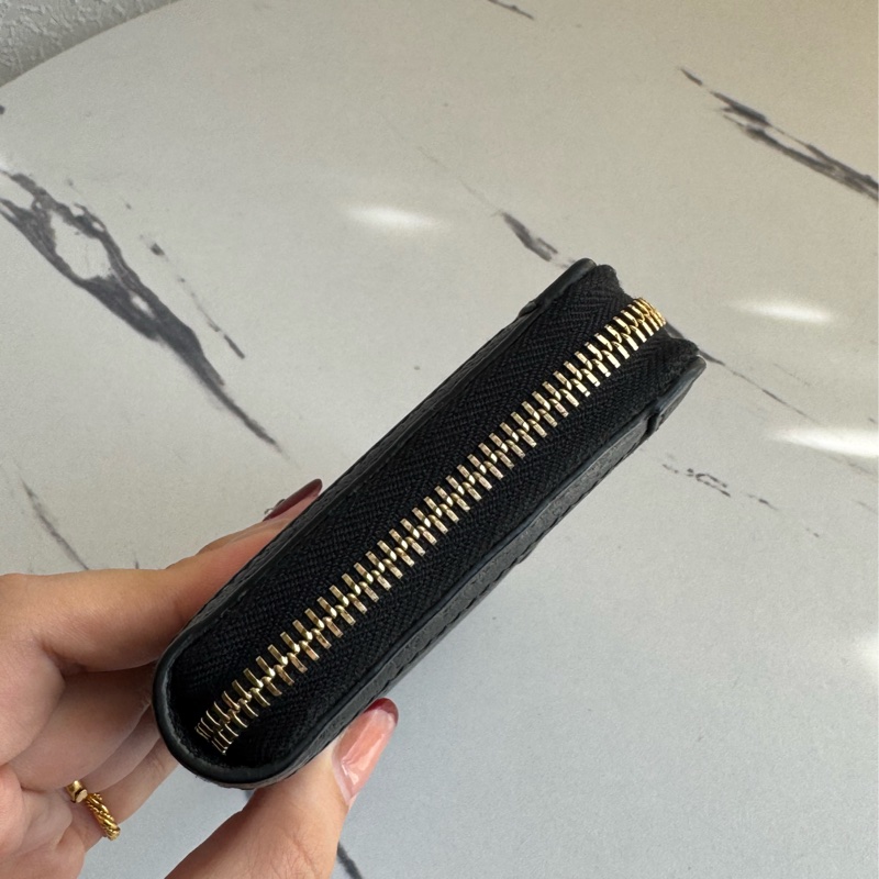 Gucci黑皮革紅綠織帶ㄇ拉長夾 中性款🤩-3