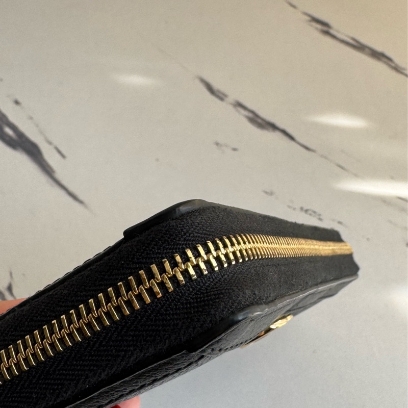 Gucci黑皮革紅綠織帶ㄇ拉長夾 中性款🤩-10