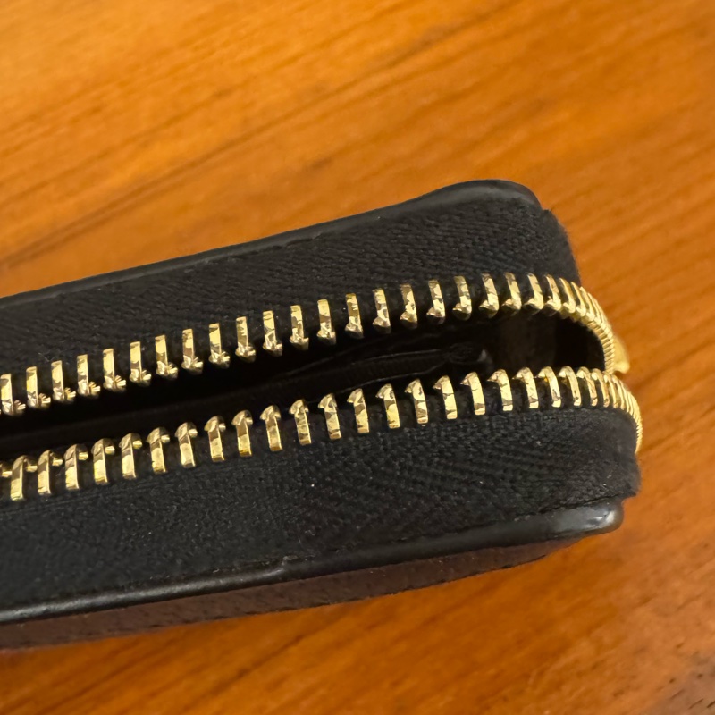 Gucci黑皮革紅綠織帶ㄇ拉長夾 中性款🤩-11