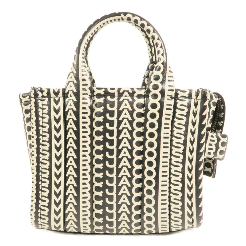 MARC BY MARC JACOBS 羊皮皮革Micro tote銀扣手挽肩背兩用袋-1