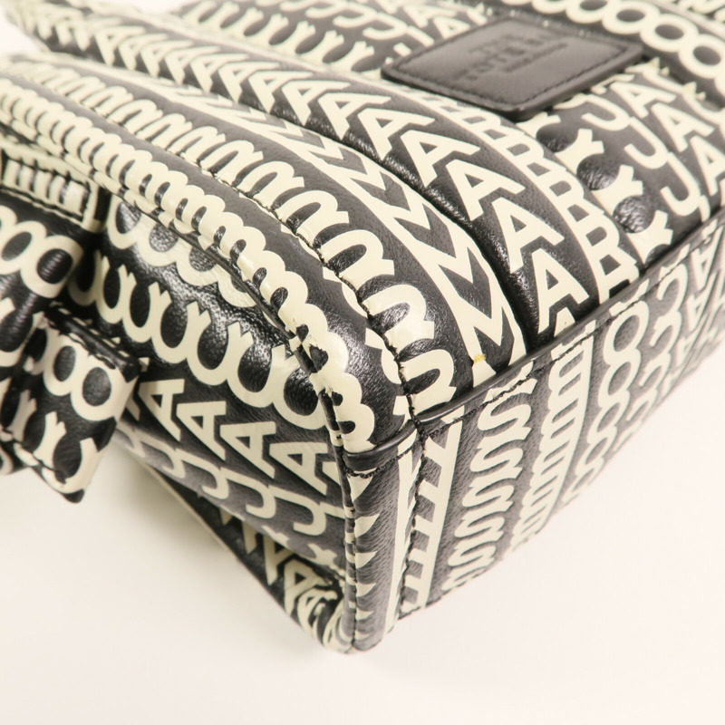 MARC BY MARC JACOBS 羊皮皮革Micro tote銀扣手挽肩背兩用袋-11