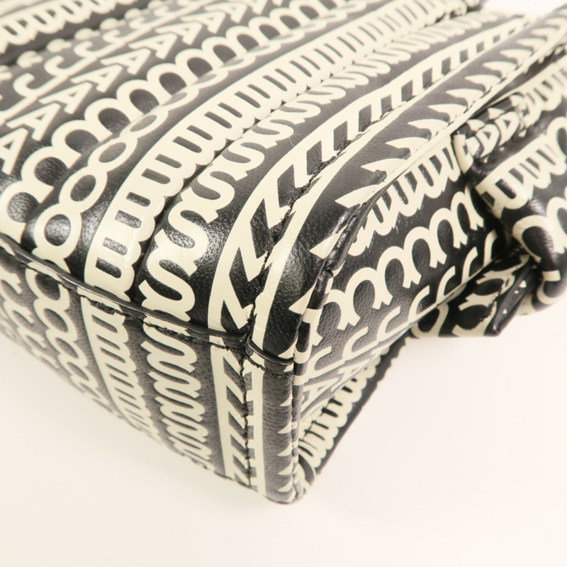 MARC BY MARC JACOBS 羊皮皮革Micro tote銀扣手挽肩背兩用袋-12