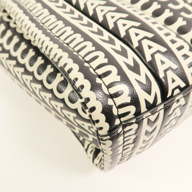 MARC BY MARC JACOBS 羊皮皮革Micro tote銀扣手挽肩背兩用袋-13