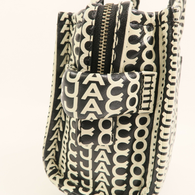 MARC BY MARC JACOBS 羊皮皮革Micro tote銀扣手挽肩背兩用袋-15