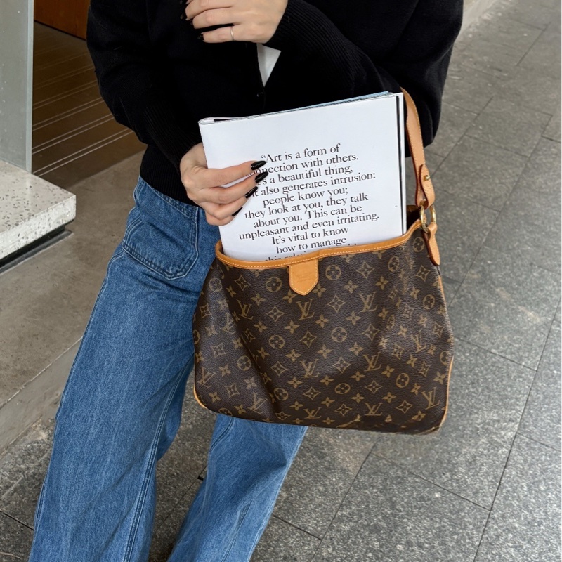 【平替Carryall❗️上班包/媽媽包✨全網最低價】LV Delightful小號單肩包|手提包-0