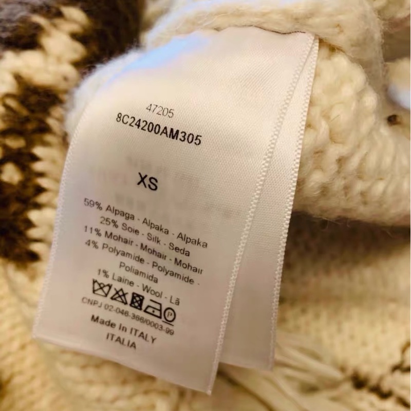 Dior羊絨外套xs碼-4