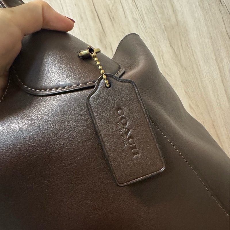 COACH BROOKLYN 39  楓樹棕色 單肩包-3