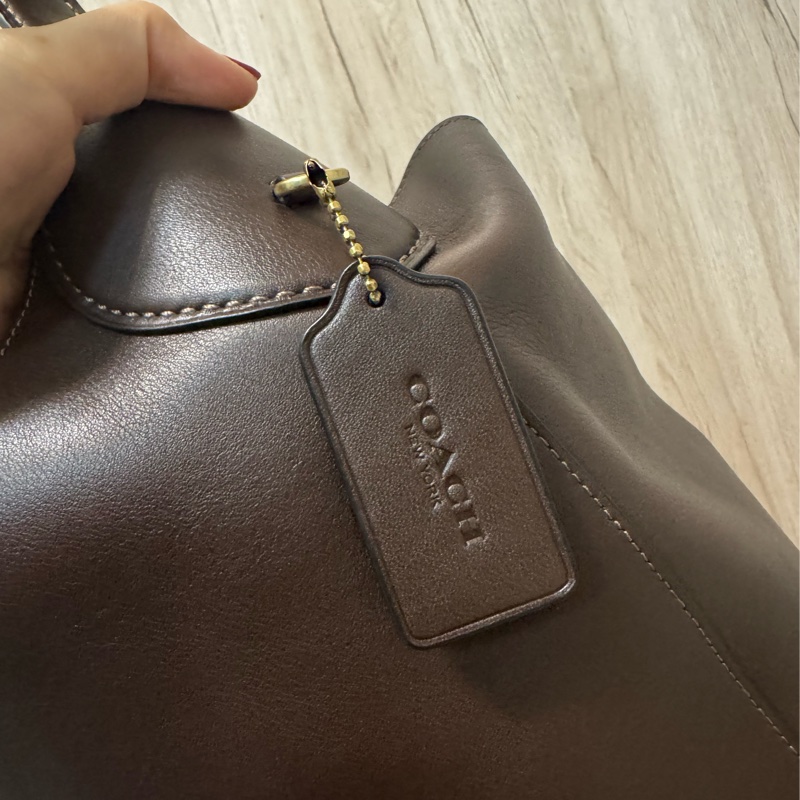 COACH BROOKLYN 39  楓樹棕色 單肩包-11