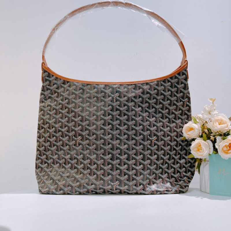 TW4730  Goyard 戈雅 托特包 PM Size 棕色帆布包 size Boheme Hobo Bag Brown-1