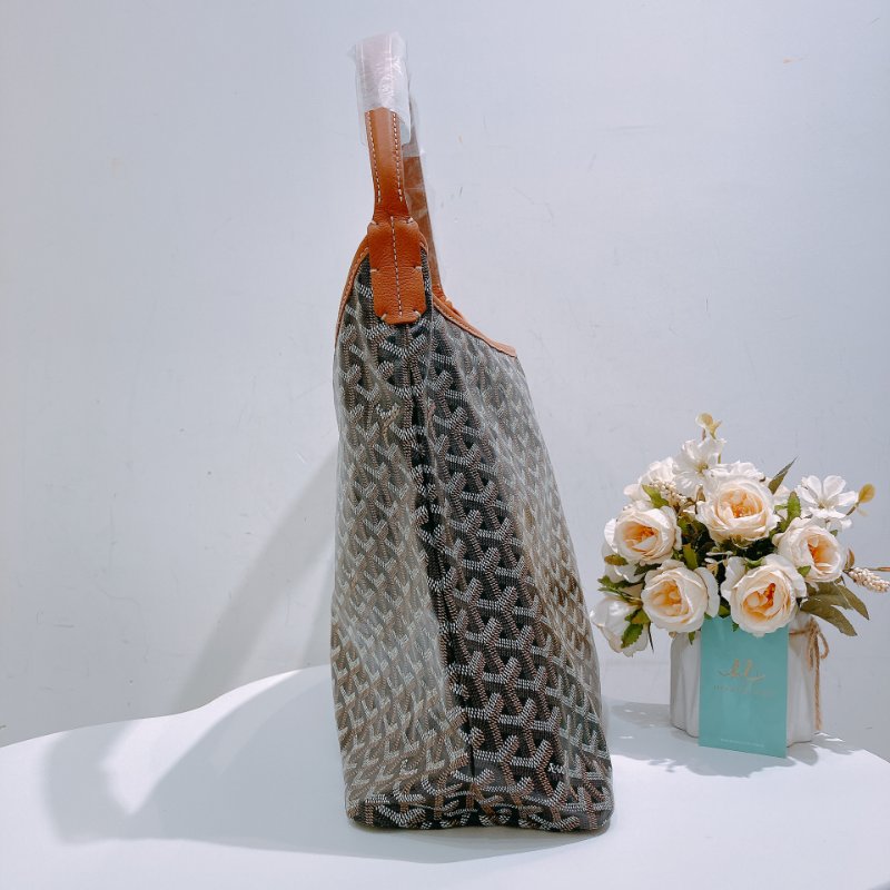 TW4730  Goyard 戈雅 托特包 PM Size 棕色帆布包 size Boheme Hobo Bag Brown-2