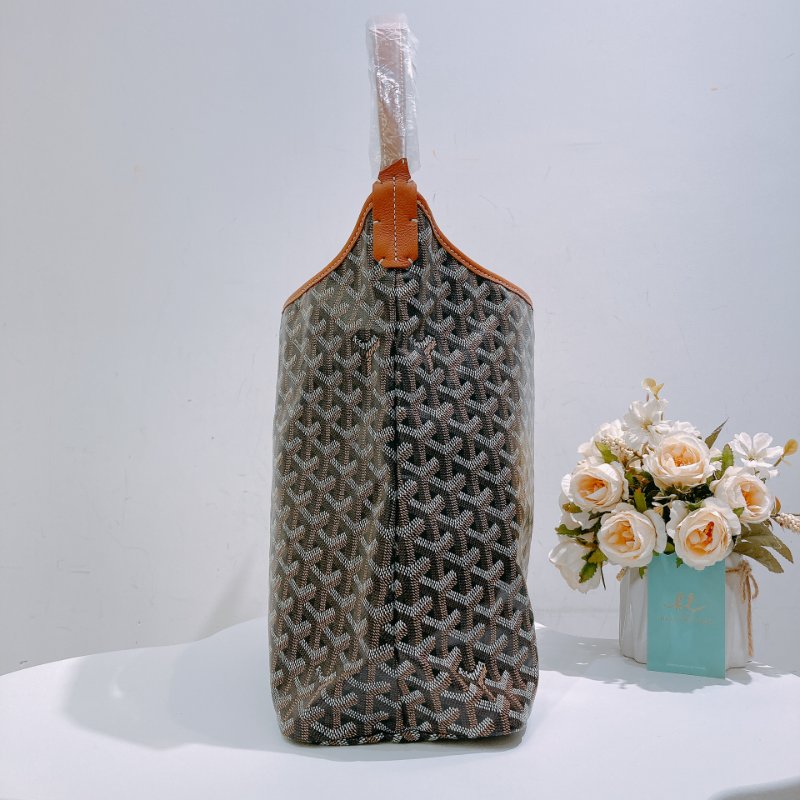 TW4730  Goyard 戈雅 托特包 PM Size 棕色帆布包 size Boheme Hobo Bag Brown-3